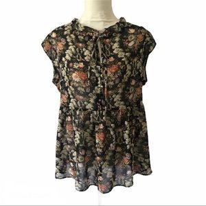 Anthropology RO & DE Woman's Floral Top